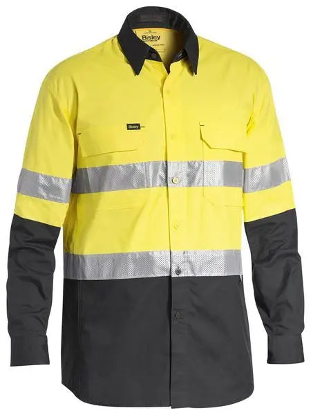 Bisley Workwear 3m Taped X Airflow™ Ripstop Hi Vis Long Sleeve Shirt BS6415T Bisley Workwear